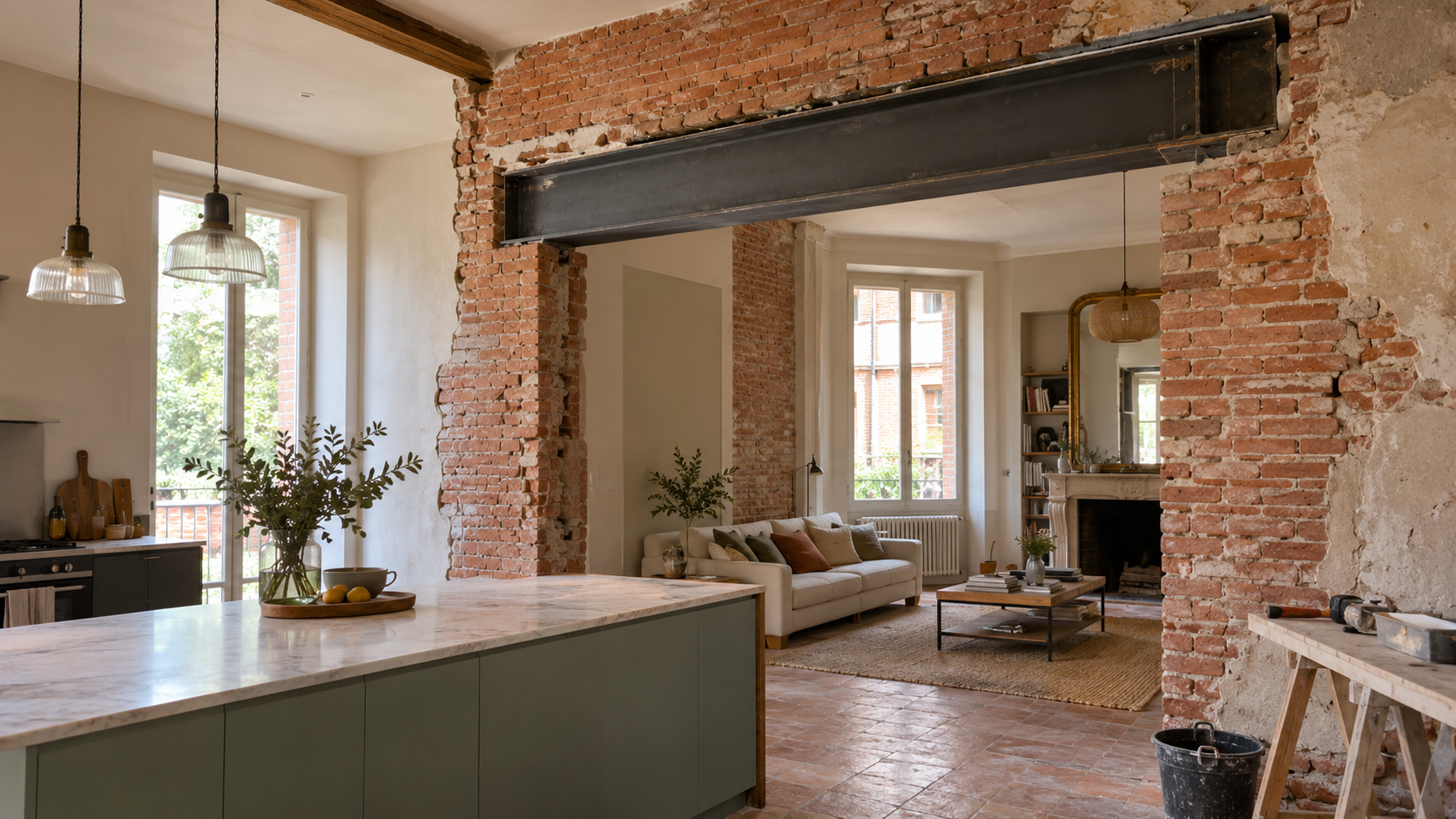 ouvrir mur porteur toulouse | Rénovation maison Toulouse